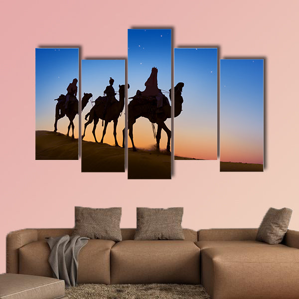 Three Wise Men multi panel canvas wall art