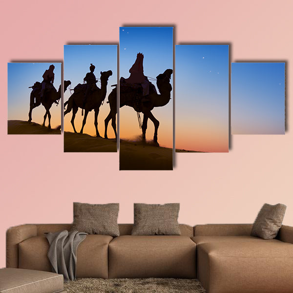 Three Wise Men multi panel canvas wall art