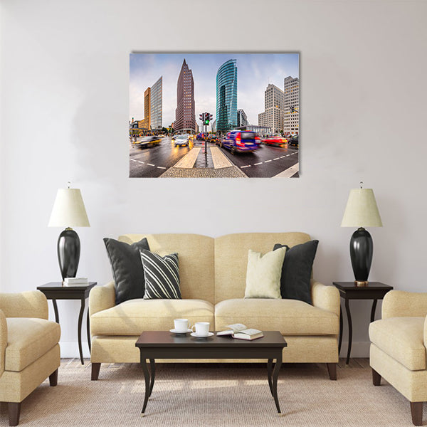 Germany city skyline Multi panel canvas wall art