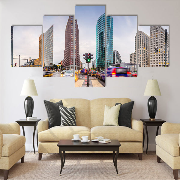 Germany city skyline Multi panel canvas wall art