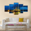 Oil rig in the yards Apapa, Port of Lagos, Nigeria Multi panel canvas wall art