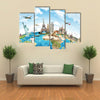 Travel the world monument concept Multi panel canvas wall art