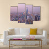 View Of A Kingdom Tower In Riyadh, Saudi Arabia, Multi Panel Canvas Wall Art