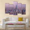 View Of A Kingdom Tower In Riyadh, Saudi Arabia, Multi Panel Canvas Wall Art