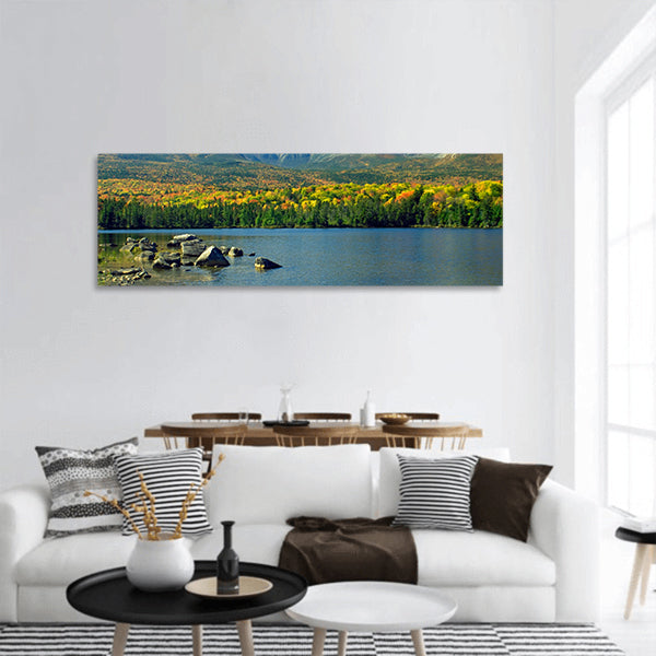 Mt. Katahdin panoramic canvas wall art