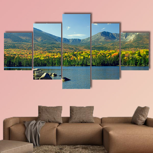 Mt. Katahdin Multi panel canvas wall art.