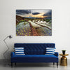 Rice fields on terraced at Chiang Mai, Thailand Multi panel canvas wall art