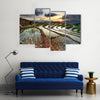 Rice fields on terraced at Chiang Mai, Thailand Multi panel canvas wall art