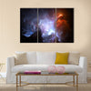 Space nebula Multi Panel Canvas Wall Art