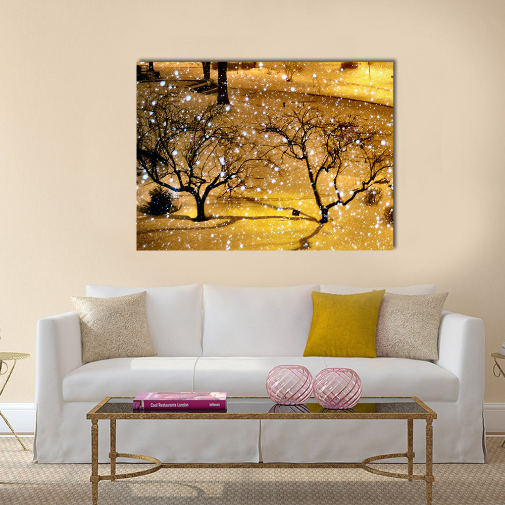 Winter in NYC Multi panel canvas wall art Success