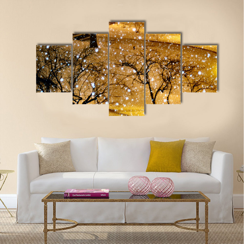 Winter in NYC Multi panel canvas wall art Success