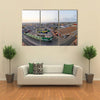 Panoramic view of Accra, Ghana in the evening from the Jamestown Lighthouse Multi Panel Canvas Wall Art