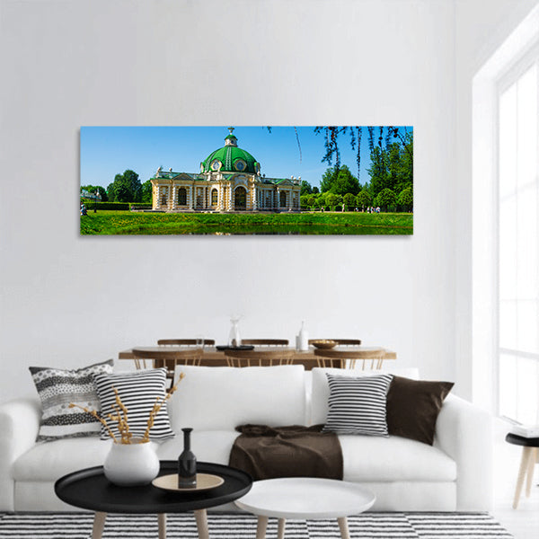 Museum Kuskovo, Moscow, Russia panoramic canvas wall art