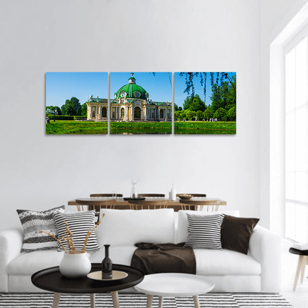 Museum Kuskovo, Moscow, Russia panoramic canvas wall art