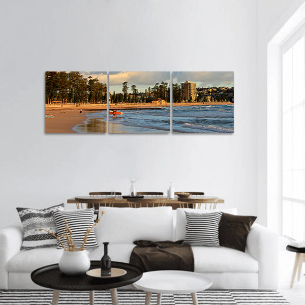 Manly beach Sydney Australia panoramic canvas wall art