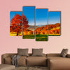 Colorful autumn landscape, Carpathian multi panel canvas wall art