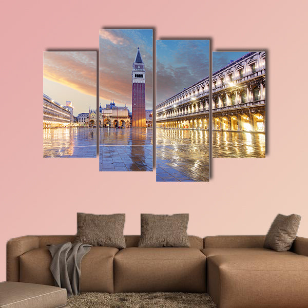San Marco square, Venice Italy multi panel canvas wall art