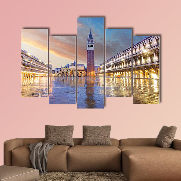 San Marco square, Venice Italy multi panel canvas wall art