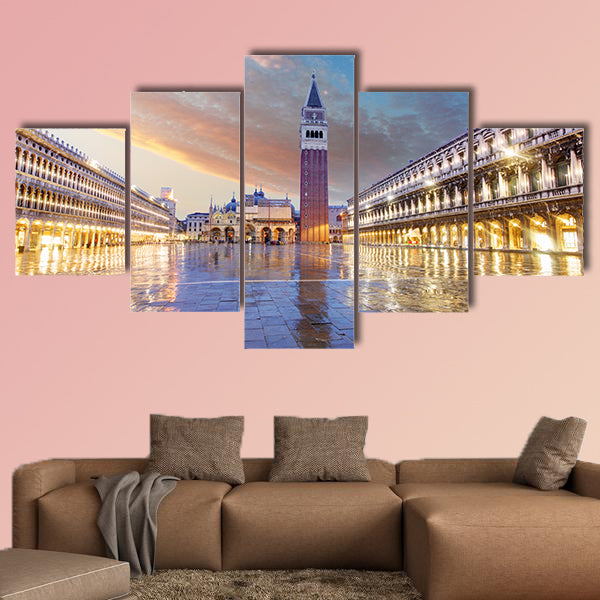 San Marco square, Venice Italy multi panel canvas wall art