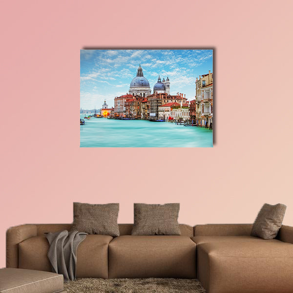 Venice - Grand Canal and Basilica Santa Maria della Salute multi panel canvas wall art