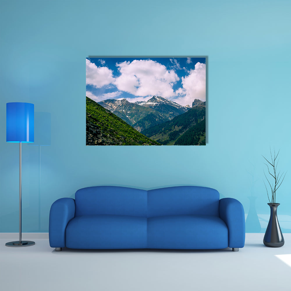 A beautiful mountain landscape Multi Panel Canvas Wall Art