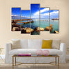 Beach in goree island,dakar,senegal, Africa Multi panel canvas wall art