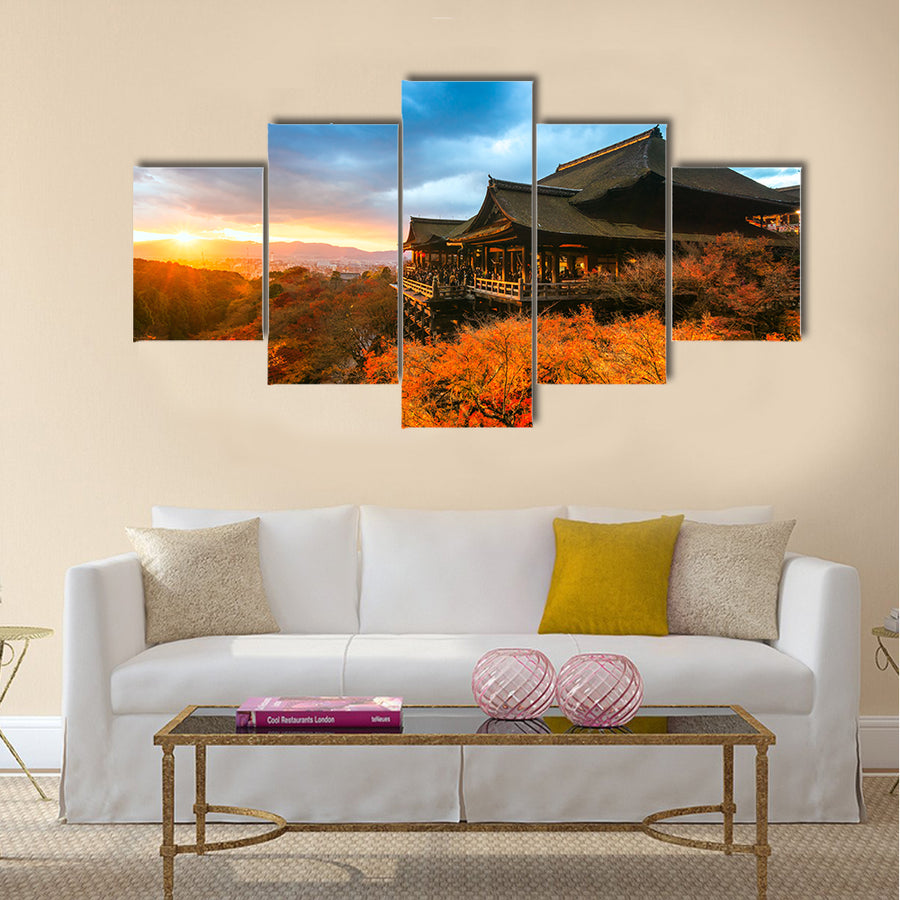 Autumn Color at Kiyomizu-dera Temple in Kyoto, Japan, Wall Art