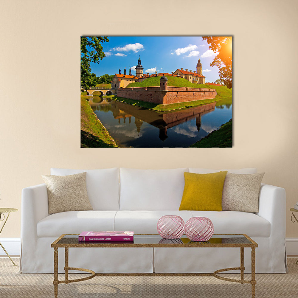 Belarus castle Multi panel canvas wall art