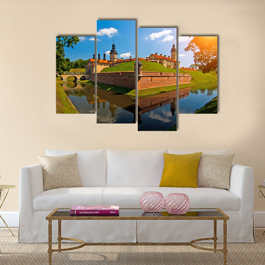 Belarus castle Multi panel canvas wall art