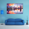 Orlando, Florida, USA downtown city skyline from Eola Park multi panel canvas wall art