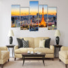 Tokyo, Japan skyline at Tokyo Tower. Multi panel canvas wall art