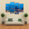 A Glaring Panoramic View Of Corcovado Mountains In Rio De Janeiro, Multi Panel Canvas Wall Art