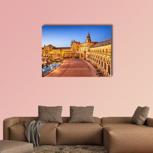 Seville, Spain at Spanish Square multi panel canvas wall art