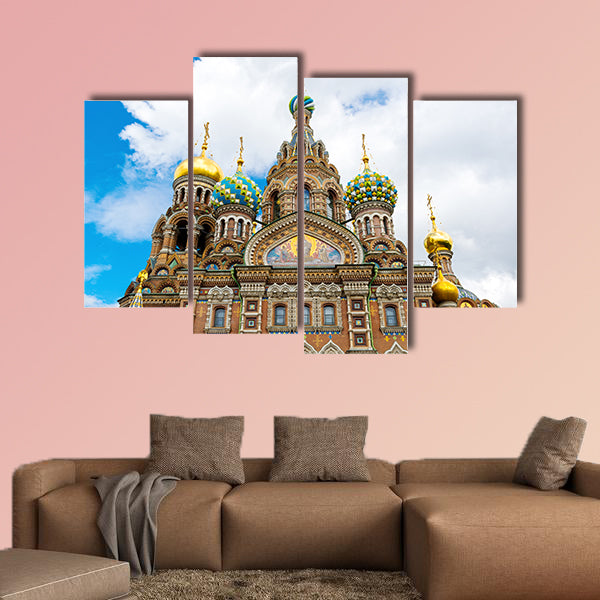 Church of the Savior on Spilled Blood multi panel canvas wall art