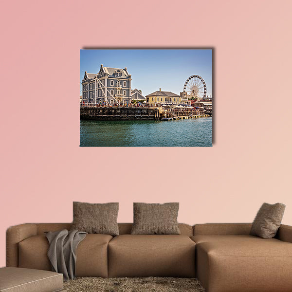 Cape Town Waterfront, a touristic place multi panel canvas wall art