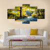 Oil Painting - summer forest Multi Panel Canvas Wall Art