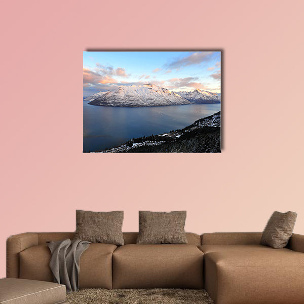 Snow mountains in New Zealand Multi panel canvas wall art