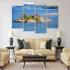 House on island in Baltic sea, Helsinki Multi panel canvas wall art