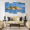 House on island in Baltic sea, Helsinki Multi panel canvas wall art