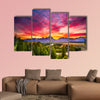 Colorful sunset at Snake River Overlook in Grand Teton wall art