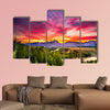 Colorful sunset at Snake River Overlook in Grand Teton wall art