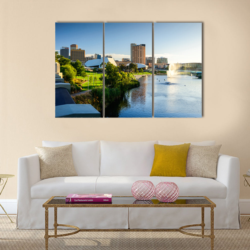 The Adelaide was ranked as the fifth-most livable city in the world multi panel canvas wall art