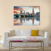 London, Big Ben and houses of parliament, UK multi panel canvas wall art