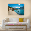 Harbour and boats at Boka Kotor bay (Boka Kotorska), Montenegro, Europe Multi panel canvas wall art