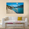 Harbour and boats at Boka Kotor bay (Boka Kotorska), Montenegro, Europe Multi panel canvas wall art