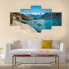 Harbour and boats at Boka Kotor bay (Boka Kotorska), Montenegro, Europe Multi panel canvas wall art