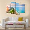 Panoramic view of Netanya city, Israel Multi Panel Canvas Wall Art