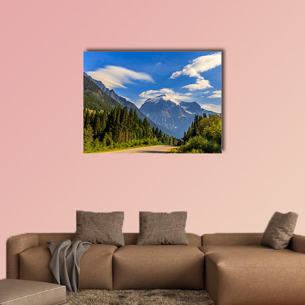 Mount Robson, the highest point in the Canadian Rockies, multi panel canvas wall art