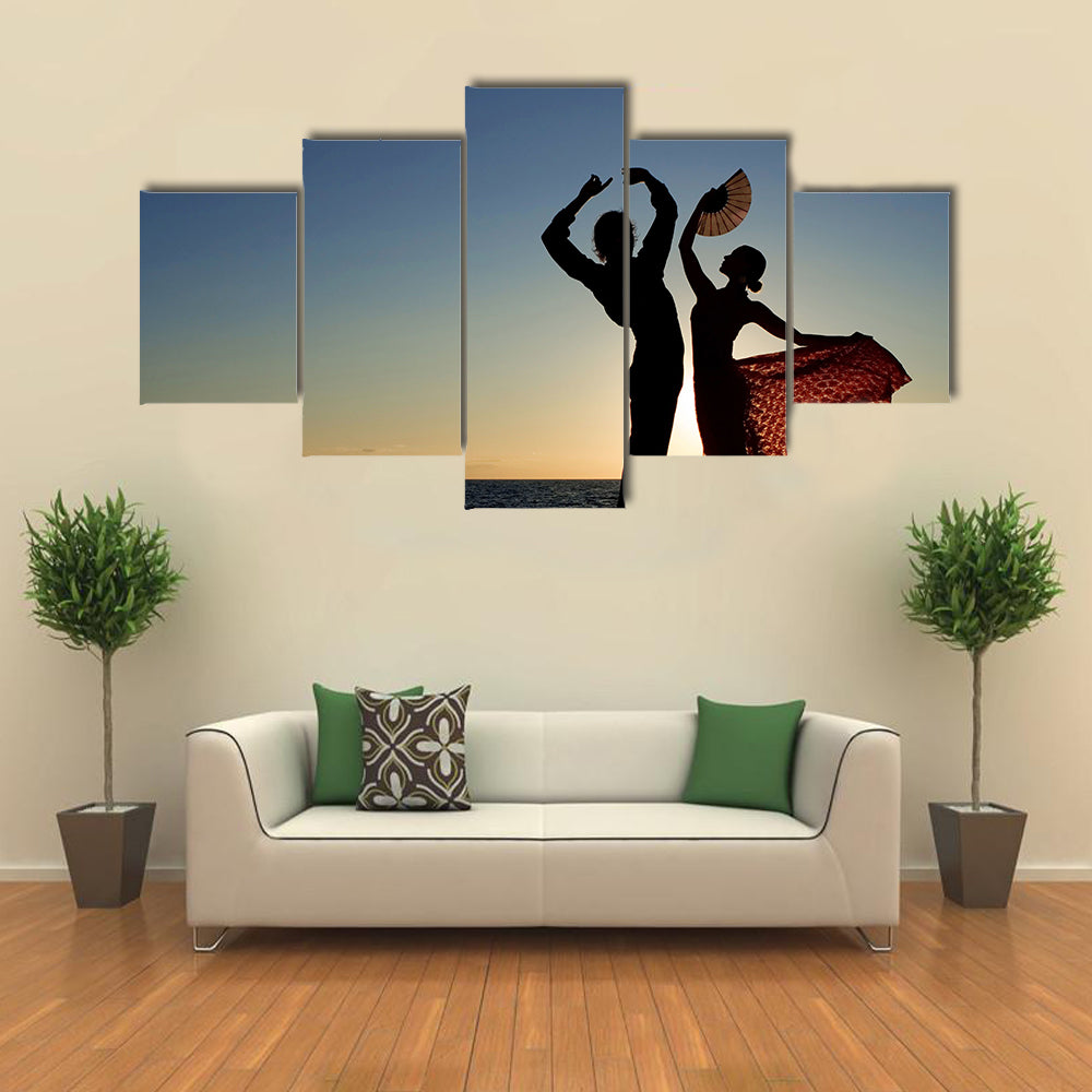 Spanish Dancers Multi Panel Canvas Wall Art