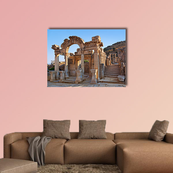 Ancient ruins in Ephesus Turkey multi panel canvas wall art